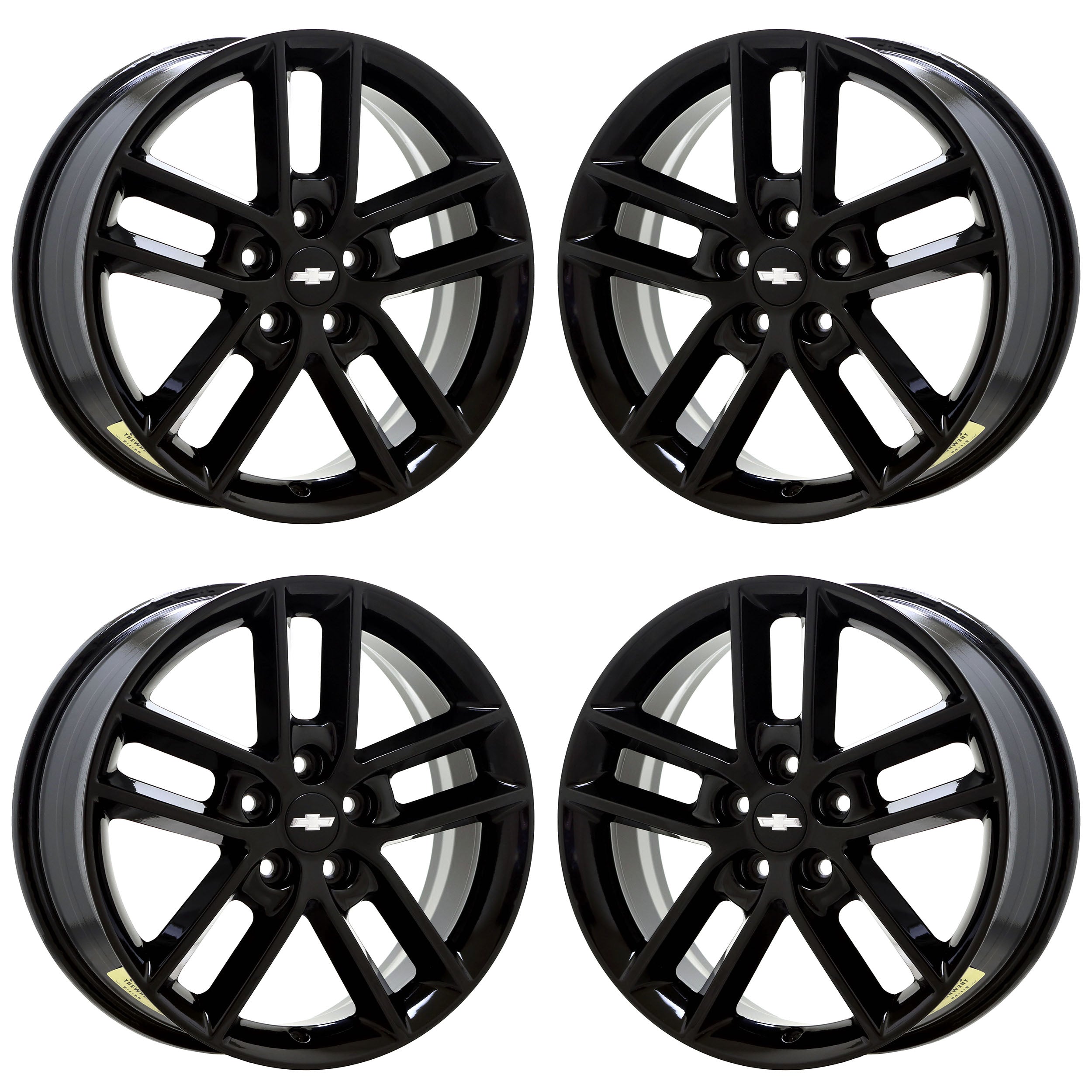 18" Chevrolet Impala Gloss Black wheels rims Factory OEM set 5333